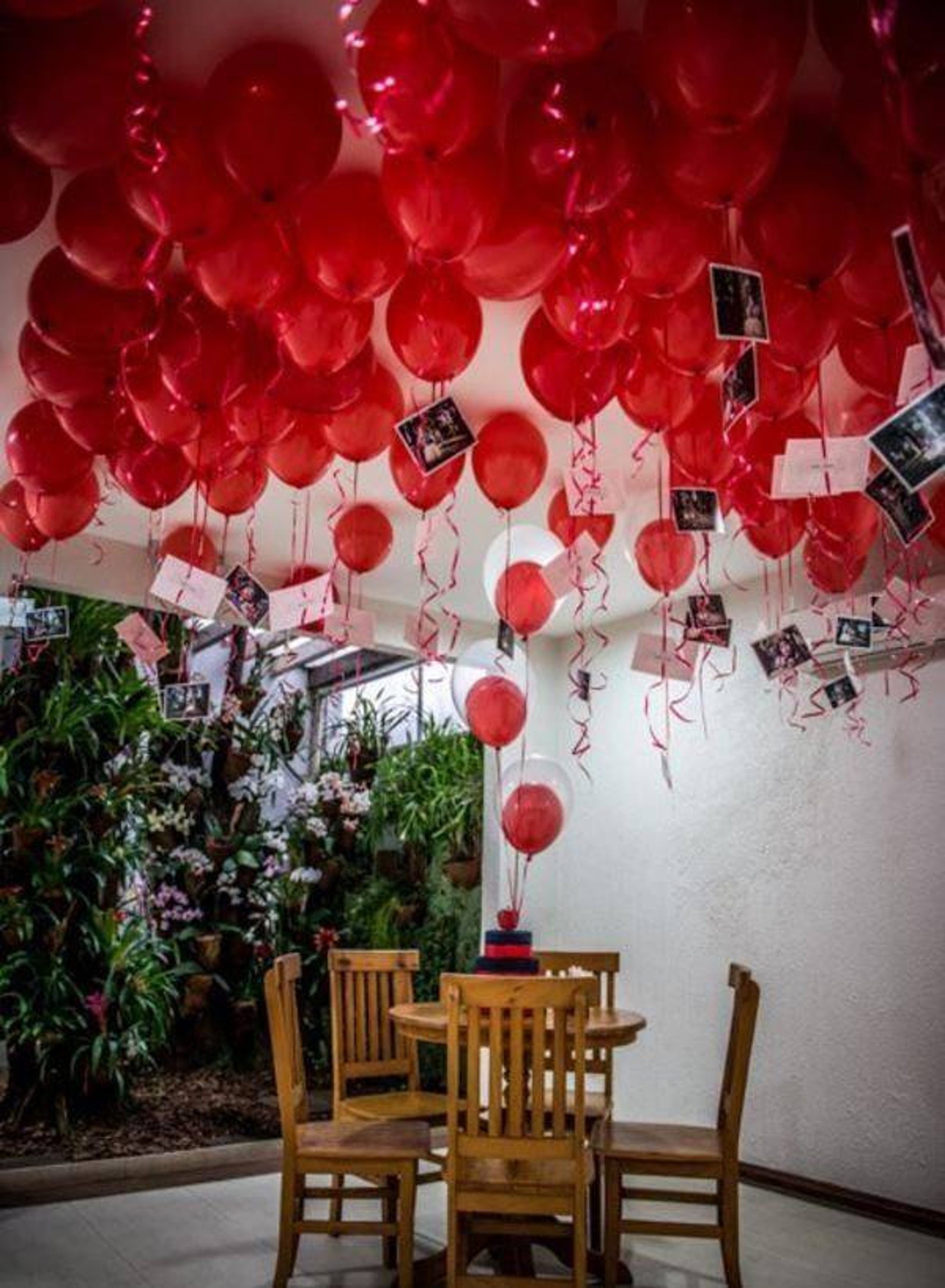 Romantic balloon ceiling Kit. Valentine's Day Date Night | Etsy