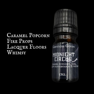 Midnight Circus Perfume Oil | Goth Perfume Oil | Alternative | Gothic Fragrance | Funnel Cake | Clown | Themed Perfumes | Spooky