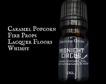 Midnight Circus Perfume Oil | Goth Perfume Oil | Alternative | Gothic Fragrance | Funnel Cake | Clown | Themed Perfumes | Spooky