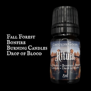 RITUAL | Goth Perfume Oil | Alternative | Unique Fragrance | Mahogany Teakwood| Gender Neutral | Gothic Fragrance | Spooky