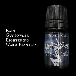 Doom And Gloom Perfume | Goth Perfume Oil | Alt | Unique Fragrance | Honey | Black Amber | Gender Neutral | Gothic Fragrance | Spooky