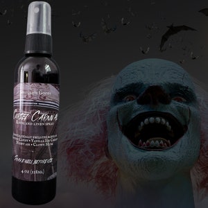 CURSED CARNIVAL SPRAY | Goth Room Spray | Alternative | Room Spray | Gothic Fragrance | Cotton Candy | Clowns | Themed Room Spray | Spooky