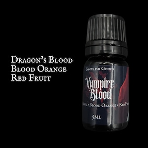 VAMPIRE BLOOD | Goth Perfume Oil | Alternative | Unique Fragrance | Mahogany Teakwood| Gender Neutral | Gothic Fragrance | Spooky