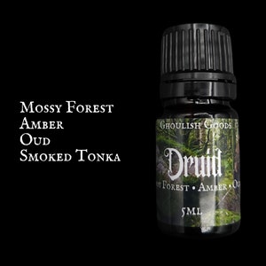 Druid | Goth Perfume Oil | Alt | Unique Fragrance | Spring | Summer | Gender Neutral | Gothic Fragrance | Spooky