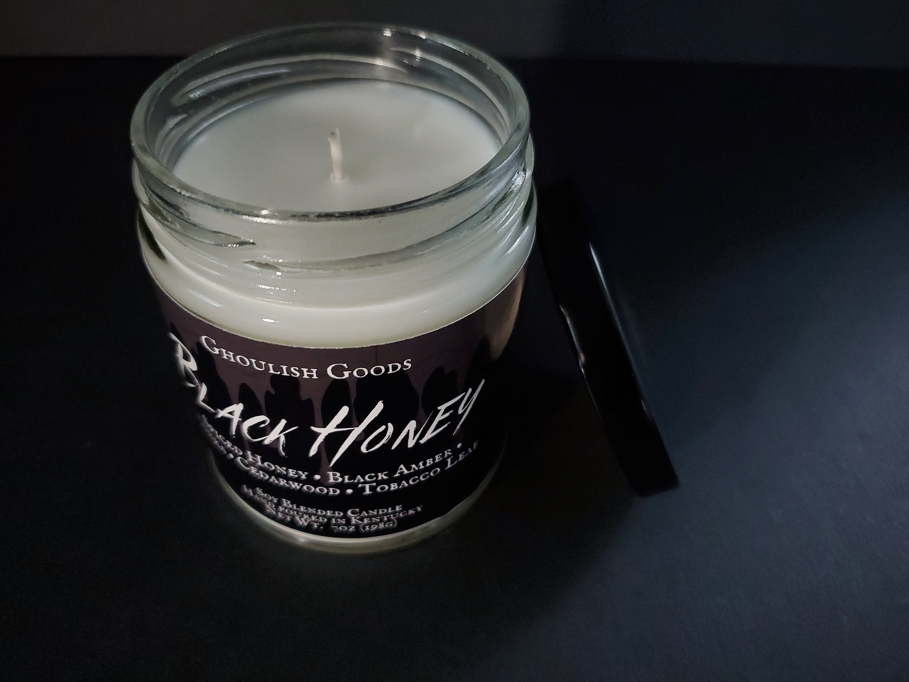 BLACK HONEY Candle Goth Candle Gothic Fragrance Unique Etsy