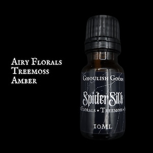 Aceite de perfume de seda de araña / Aceite de perfume gótico / Alternativa / Fragancia única / Lluvia / Verano / Género neutro / Fragancia gótica