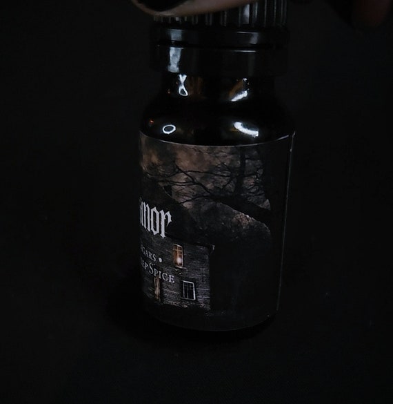 HAUNTED MANOR PERFUME Goth Perfume Oil Alternative Unique Fragrance Mahogany  Teakwood Gender Neutral Gothic Fragrance Spooky 