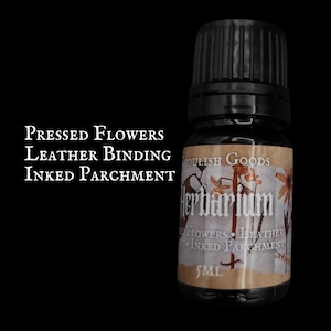 Herbarium | Goth Perfume Oil | Alt | Unique Fragrance | Spring | Summer | Gender Neutral | Gothic Fragrance | Spooky