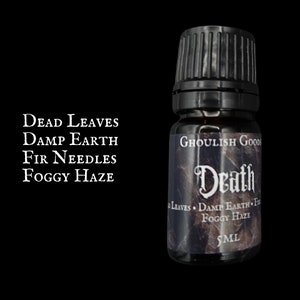 Death Perfume | Goth Perfume Oil | Alt | Unique Fragrance | Honey | Black Amber | Gender Neutral | Gothic Fragrance | Spooky