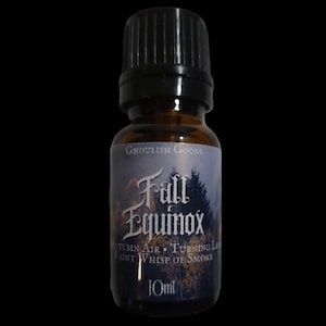 FALL EQUINOX *Pre-order* | Goth Perfume Oil | Alternative | Unique Fragrance | Mahogany Teakwood| Gender Neutral | Gothic Fragrance | Spooky