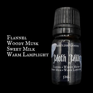MOTTE MILCH PARFÜM | Gothic Parfümöl | Alternative | Einzigartiger Duft | Erdige | Süßer Moschus | Geschlechtsneutral | Gothic Duft | Gruselig