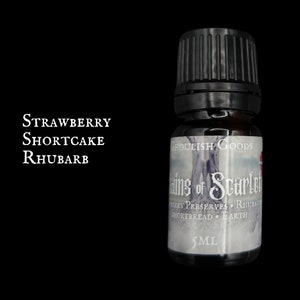 STAINS of SCARLET PERFUME | Goth Perfume Oil | Alternative | Unique Fragrance | Strawberry | Summer | Gender Neutral | Gothic Fragrance