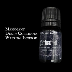 CATHEDRAL PERFUME | Goth Perfume Oil | Alternative | Unique Fragrance | Mahogany | Gender Neutral | Gothic Fragrance | Spooky | Incense