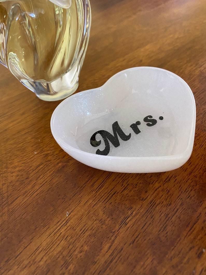 Wedding Ring Dish Gift for the Bride Engagement Ring Dish Mrs Ring Dish Trinket Dish Gift Jewelry Dish Engagement Gift