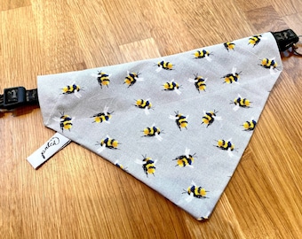 Bee fabric dog bandana/neckerchief