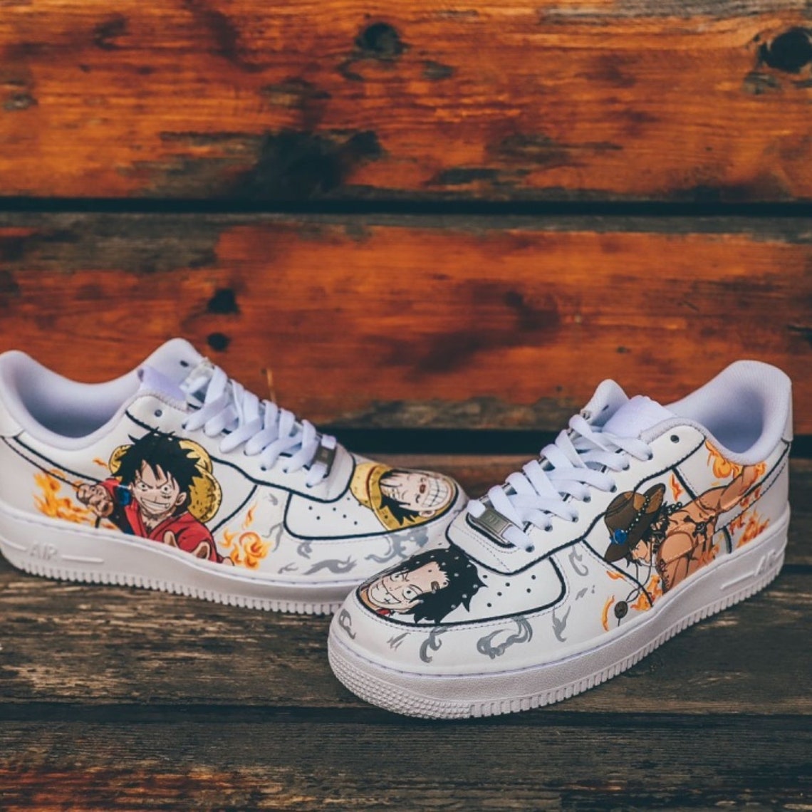 Air Force One Custom One Piece Custom AF1 : One PieceX Air force 1 Anime Custom Nike AF1 | Etsy