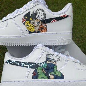 Custom AF1 Obito and Kakashi Anime Custom Nike AF1 Hand | Etsy