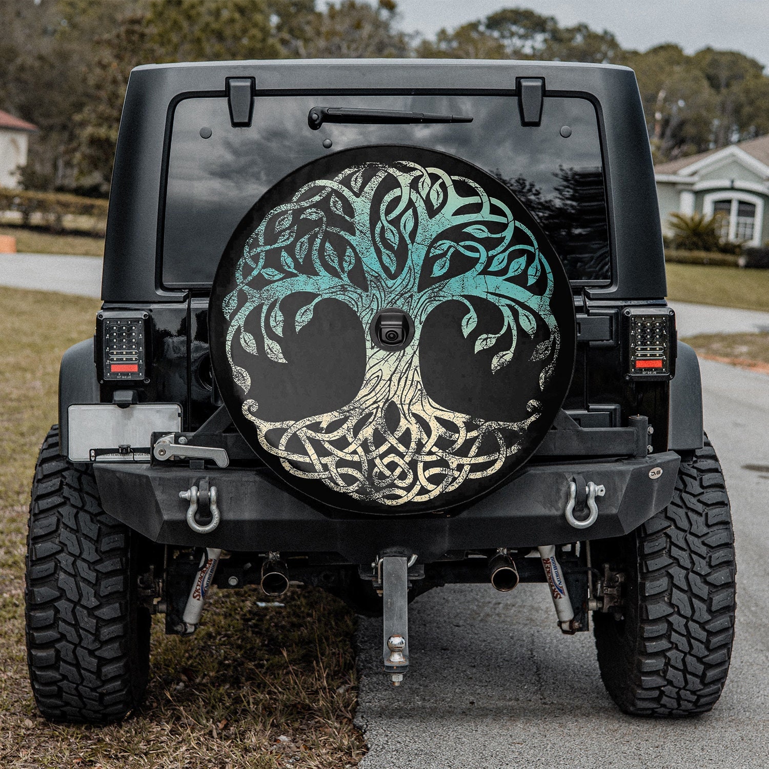 Discover Tree Of Life Spare Tire Cover, Gift For Truck Lover