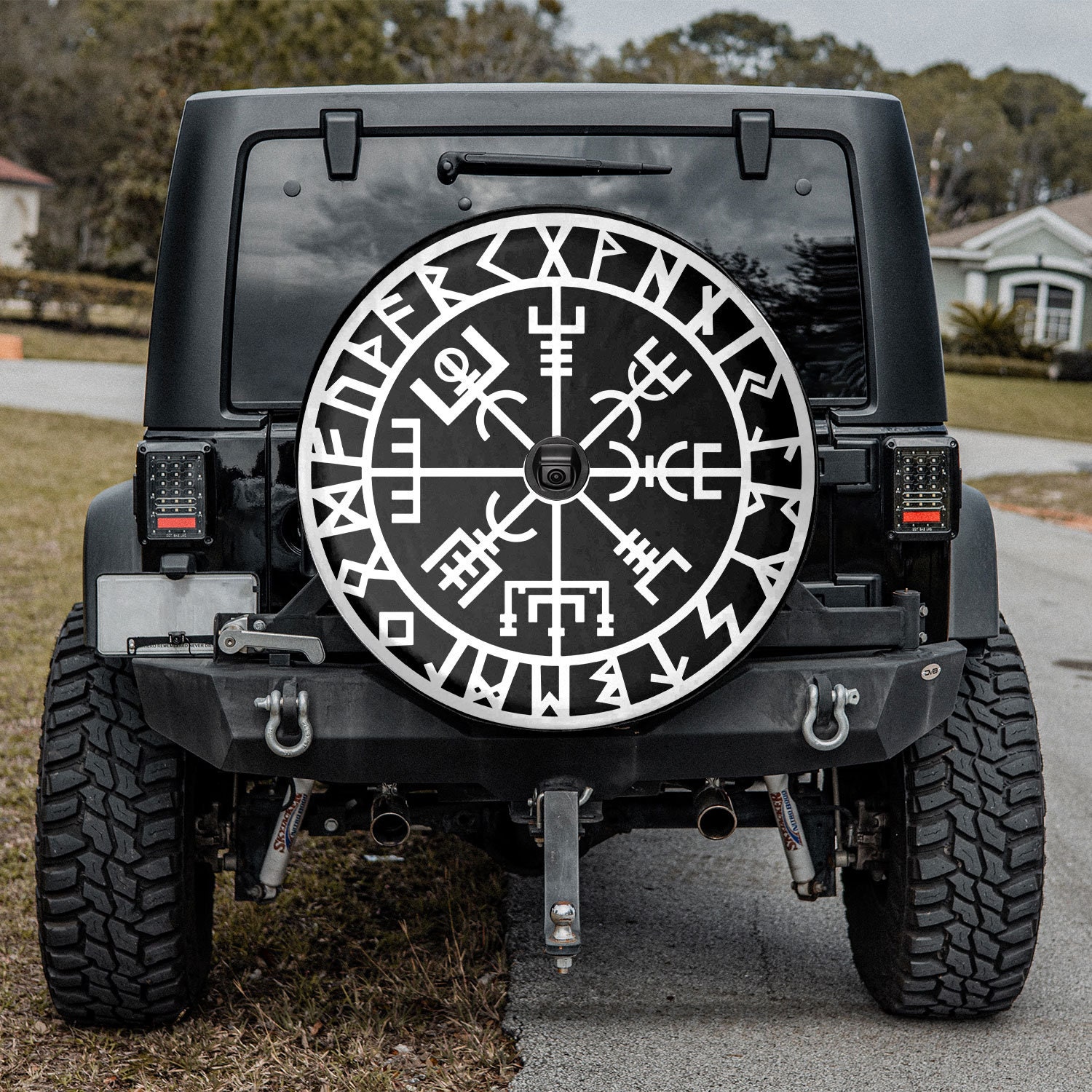 Tire Cover Compass Etsy