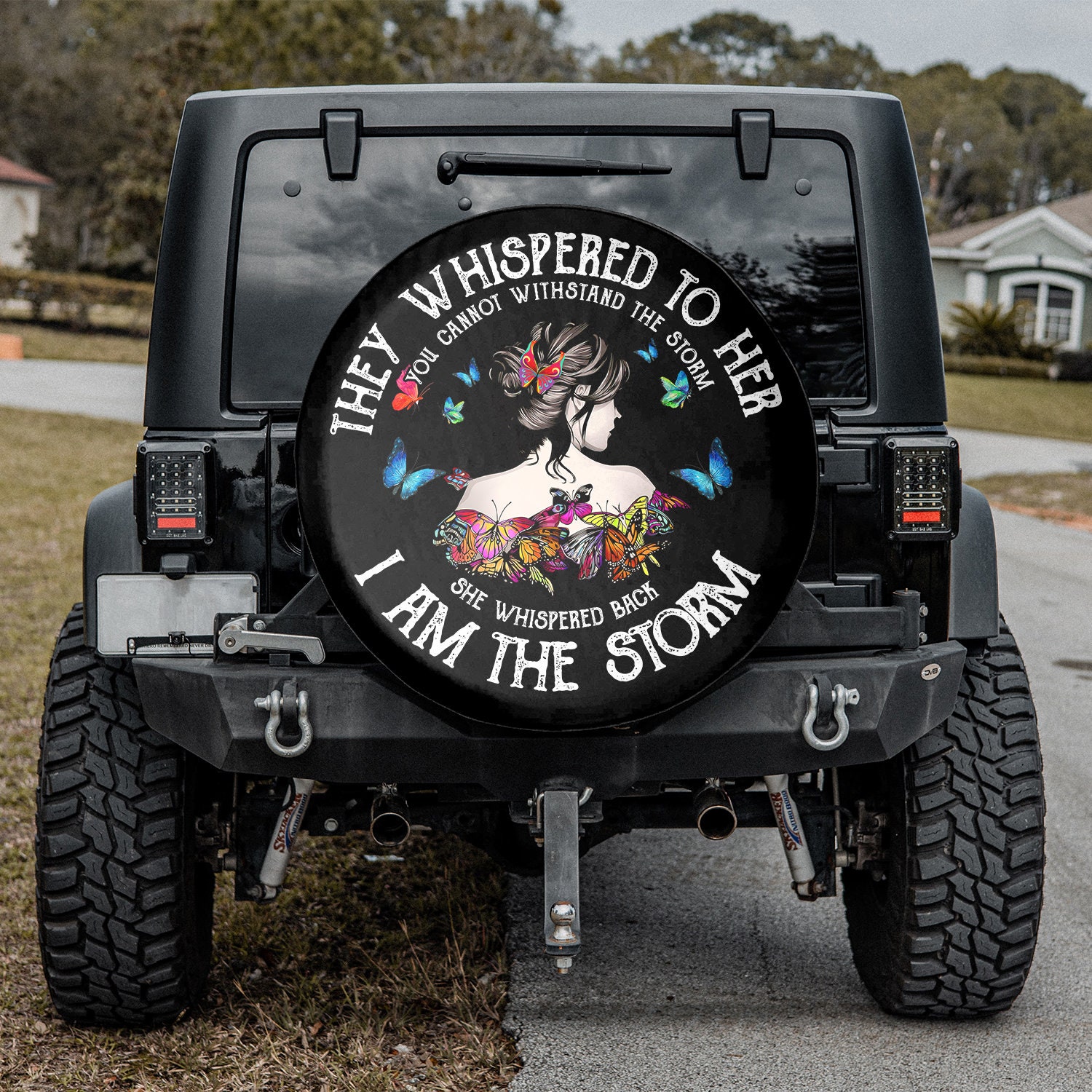 Introducir 40+ imagen custom jeep wrangler spare tire cover