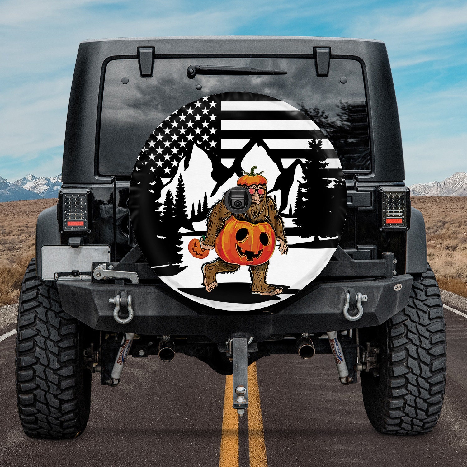 Discover Halloween Decoration For Car, Camper Spare Tire Cover