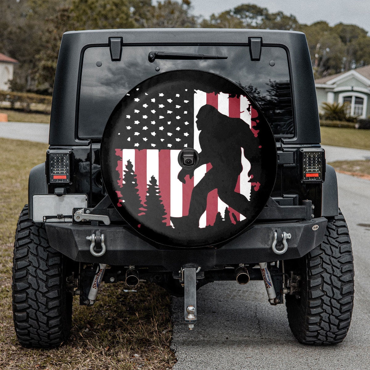 35 Inch Spare Tire Cover With Camera Hole Etsy