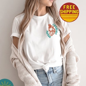 Cardiac Nurse Shirt Cardiac Nursing Shirt Cardiac Nurse Gifts Cardiac Nurse T Shirt Cardiac ICU Nurse Shirt Cardiac Heart Shirt Heart Tshirt