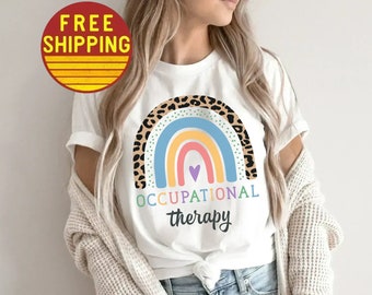 Occupational Therapy Rainbow Shirt, OT Month Gift