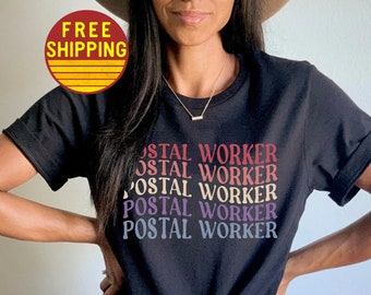 Postal Worker Shirt: Retro T-Shirt, Post Office Gift