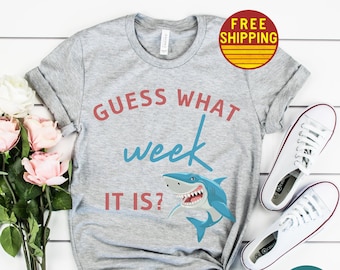 Shark Shirt For Women Funny Shark Shirt Shark Week Shirt Shark Gifts For Women Shark Gifts For Men Shark Tshirt Shark Week Survival Kit Tee