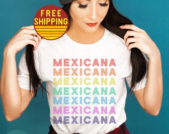 Mexicana Shirt: Latina Pride, Mexican Heritage Tee
