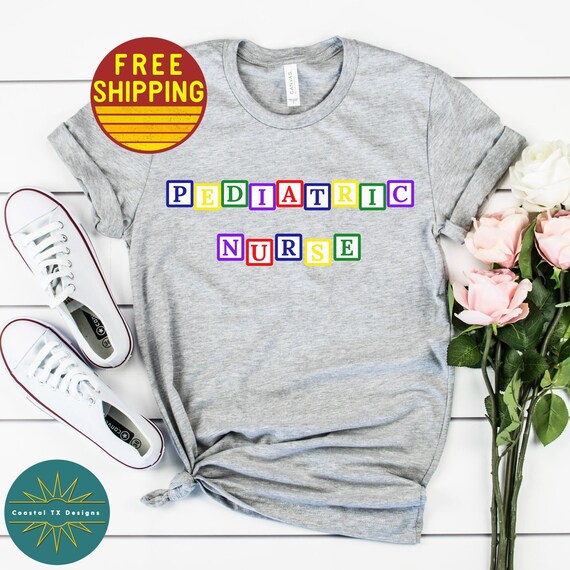Pediatric Nurse Peds Shirt Footprints Nursing Student Picu Pediatric Nurse Peds Shirt Footprints Nursing Student Picu