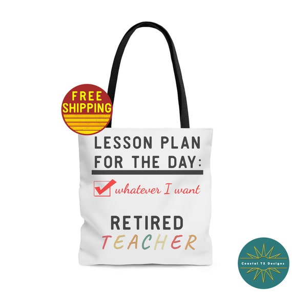 Retired Teacher Gift For Retired Teacher For Women Gift For Retirement Gift For Retiring Teacher Gift For Retiring Friend Retired Tote Bag