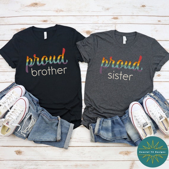 Proud Sister Pride Shirt LGBTQ Pride - Etsy