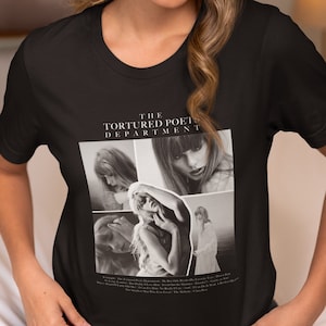 Tortured Poets Department T- Shirt - TTPD New Album - Unisex Jersey Short Sleeve Tee - Bella+Canvas 3001 - for Swifties