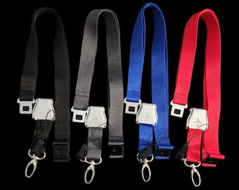 Airplane SeatBelt Buckle Lanyard For Pilots, Flight Attendants, And All Around Aviation Lovers.