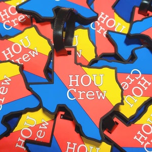 Southwest inspired luggage tags for those AWESOME SWA flight attendants based in HOU