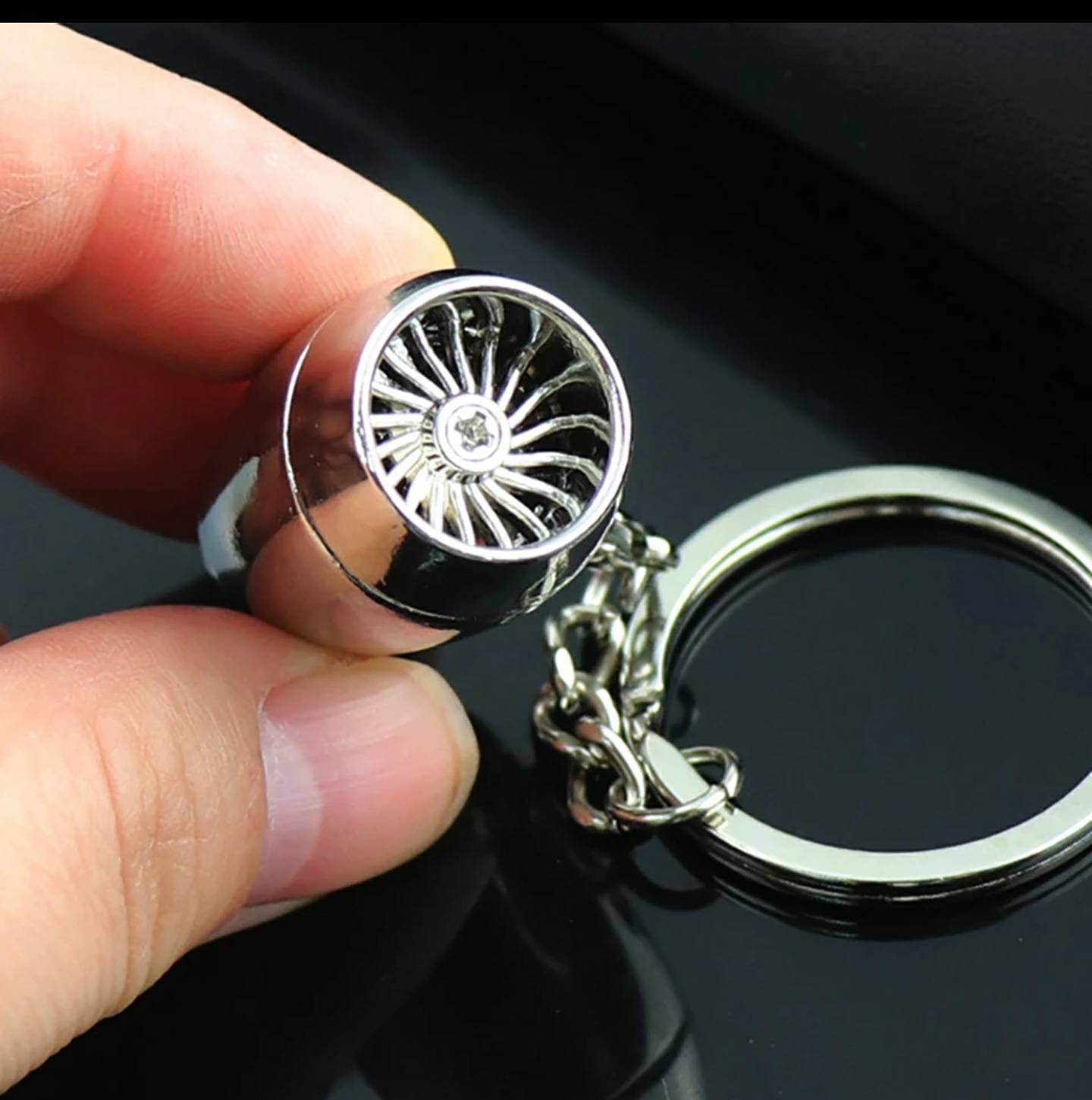 Jet Engine Keychain Airplane Turbine Engine Keychain. - Etsy