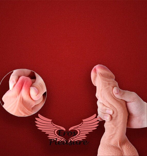 Luxe Silicone Realistic Dildo 8 inch Maximally Pleasure Silicone Taste by ErosPleasure