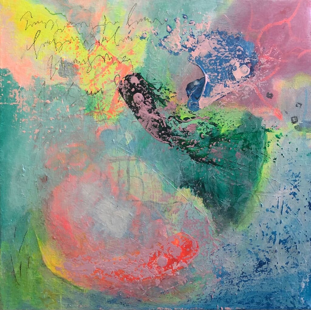 Original Abstract Painting 30x30cm 2 Peices - Etsy