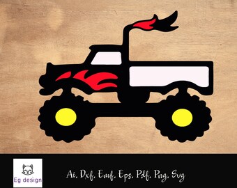 Free Free Shark Monster Truck Svg 185 SVG PNG EPS DXF File