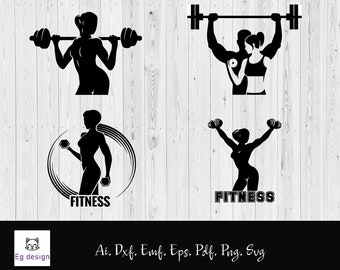 Download Women Fitness Svg Etsy