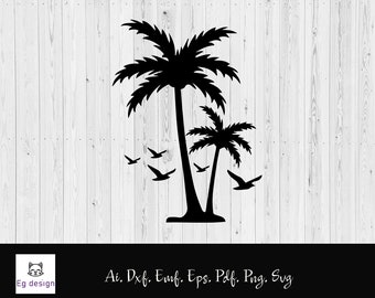 Download Palm Tree Svg Etsy