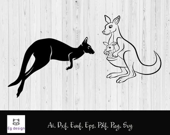 Download Kangaroo Svg Etsy