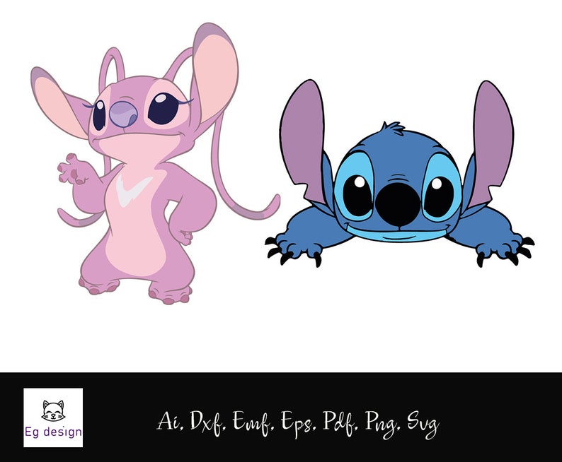 Download Angel Svg Disney Svg Stitch Bundle Png Cricut And Silhouette Stitch Clipart Stitch Clip Art Art Collectibles