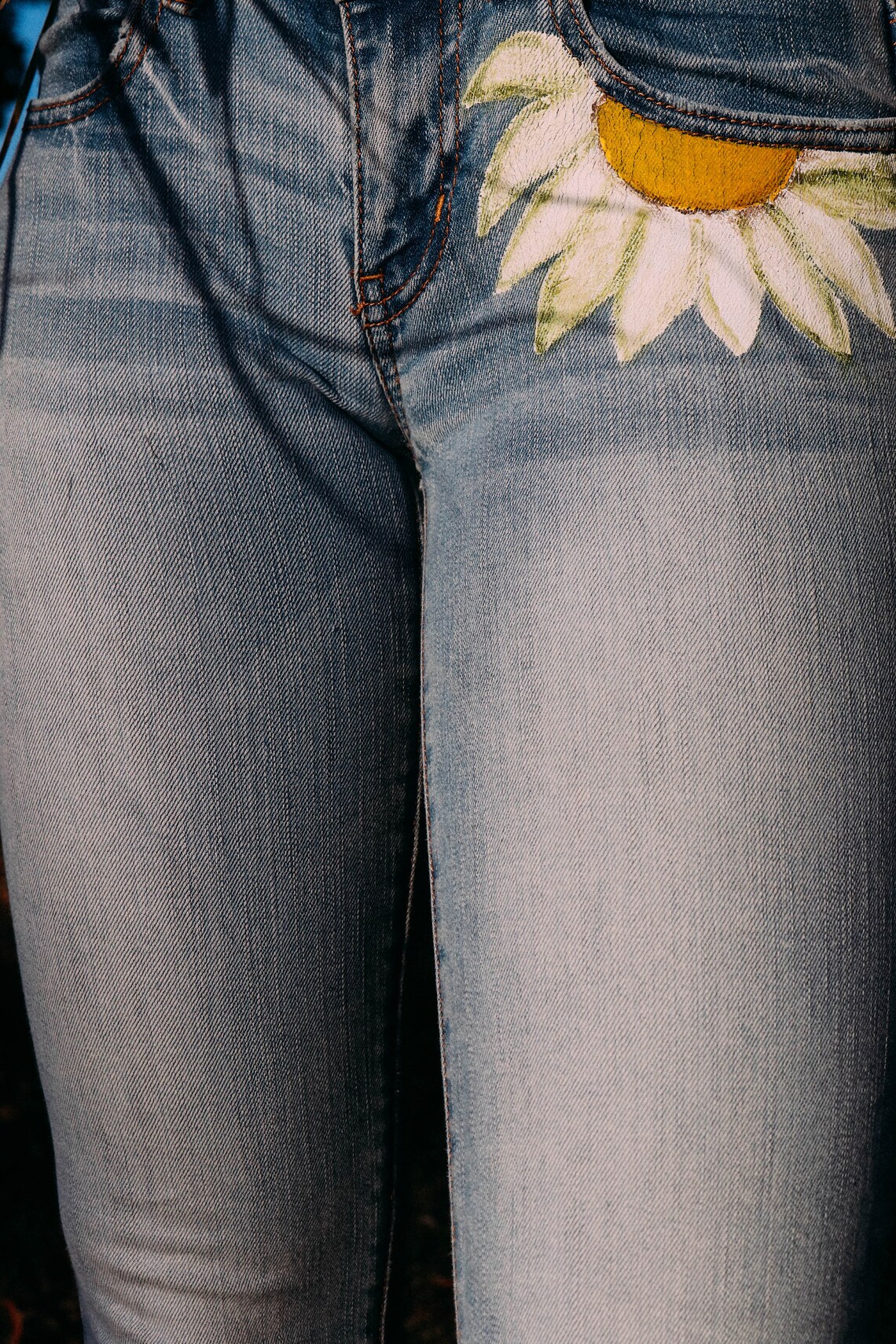 Cute as a Daisy Jeans Etsy