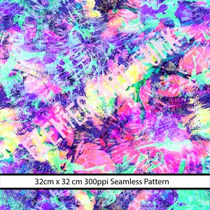 Mermaid Abstract Rainbow Marble Print
