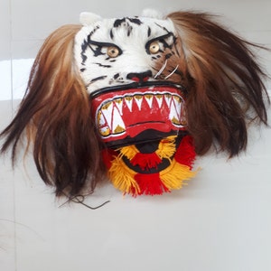 Halloween mask Halloween Accessories Ethnic Mask For Collection Mini Reog Mask From Ponorogo Javanese Indonesian