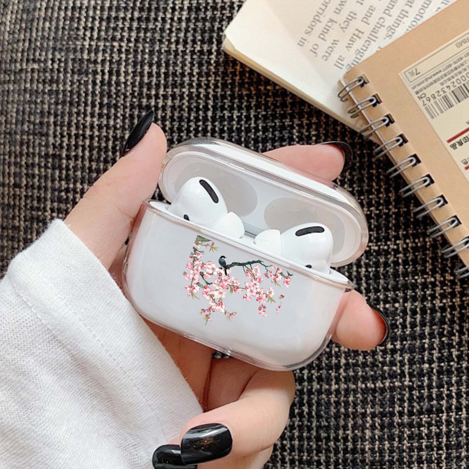 Japanese sakura airpod case cherry blossom AirPods Cover | Etsy