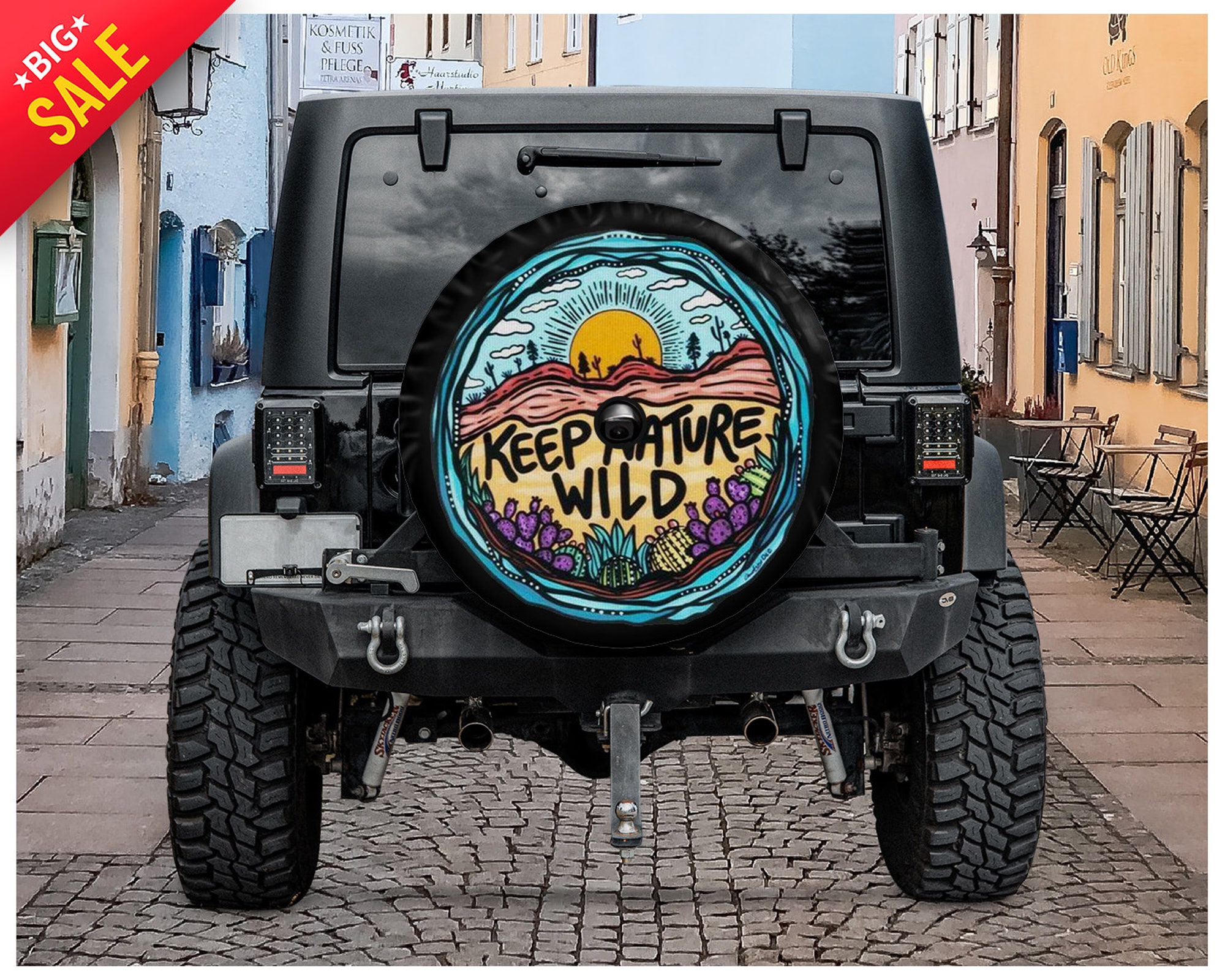 Keep Natural Wild Spare Tire Covers, birthday gift Personalized Gifts, Car Accessories, Spare Tire Cover